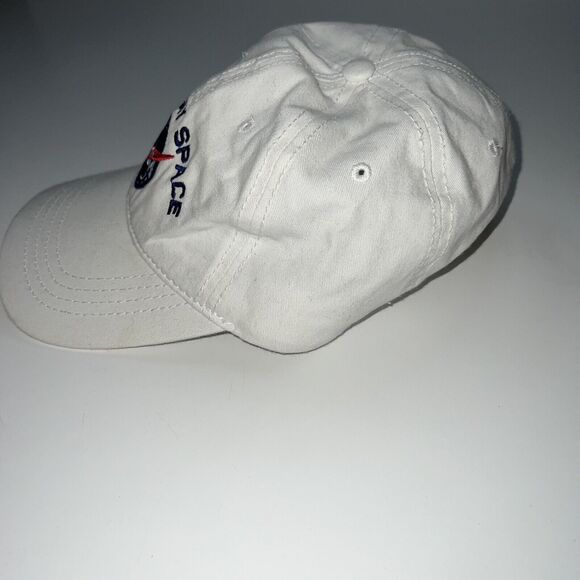 Vintage Otto NASA Hat Ball Cap White Adjustable Back Cotton I Need My Space - Picture 2 of 9